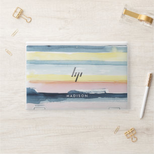 Add Your Name   Sunset Stream I HP Laptop Skin