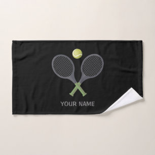 Add Your Name Tennis Personalized Hand Towel