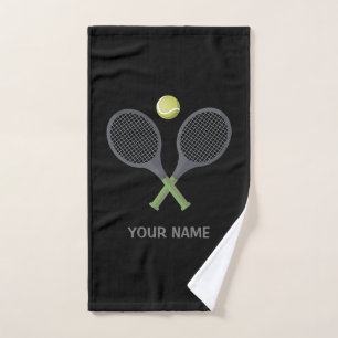 Add Your Name Tennis  Personalized  Hand Towel