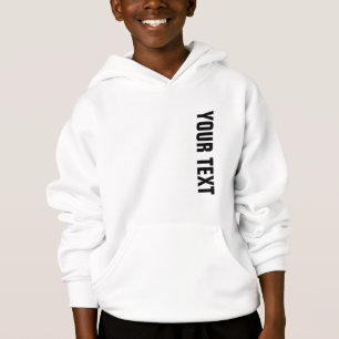 Add Your Name Text Photo Here Cute Boys Kids Hoodie