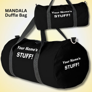 Add Your Name Text Subject (one or two lines) Duffle Bag