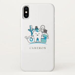 Add Your Name The Clean Teeth Gang iPhone X Case