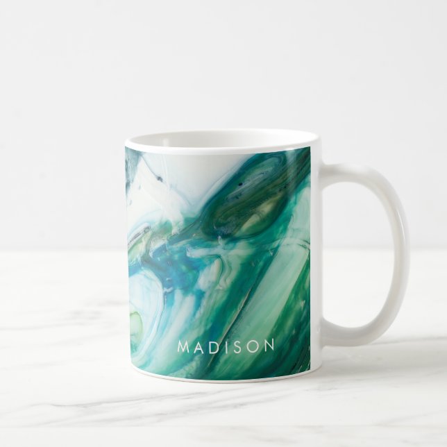 Add Your Name | Tidal Sweep II Coffee Mug (Right)