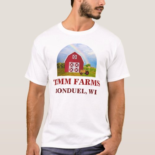 Add Your Name to Red Barn with Blue Sky Tee