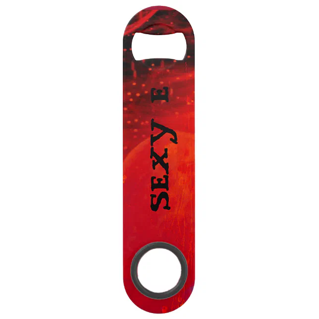 Add your name to RED & BLACK pro speed Bar Key (Front)
