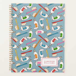 Add Your Name Toothbrush & Toothpaste Pattern Planner