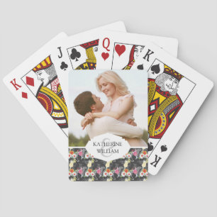 Add Your Name Tropical Drinks With Animals Poker Cards