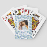 Add Your Name | Tropical Pastel Pineapple Pattern Poker Cards