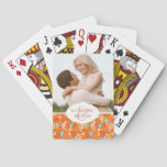 Add Your Name | Tropical Sailboat Pattern Poker Cards