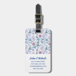 Add Your Name | Unicorn Crystals &amp; Roses Luggage Tag