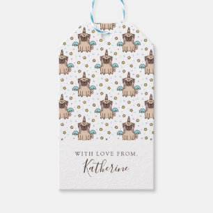 Add Your Name Unipug Pattern Gift Tags