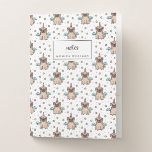 Add Your Name   Unipug Pattern Pocket Folder