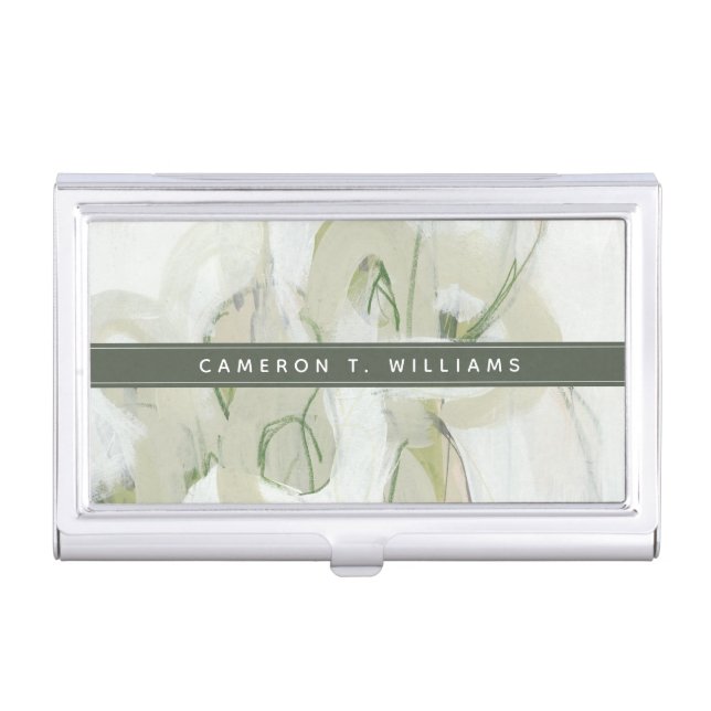 Add Your Name | Verge Business Card Case (Front)