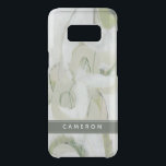 Add Your Name | Verge Uncommon Samsung Galaxy S8 Case<br><div class="desc">Verge II by June Erica Vess. Shades of green and white looping together to create an abstract but soothing design.</div>