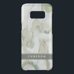 Add Your Name | Verge Uncommon Samsung Galaxy S8 Case<br><div class="desc">Verge II by June Erica Vess. Shades of green and white looping together to create an abstract but soothing design.</div>