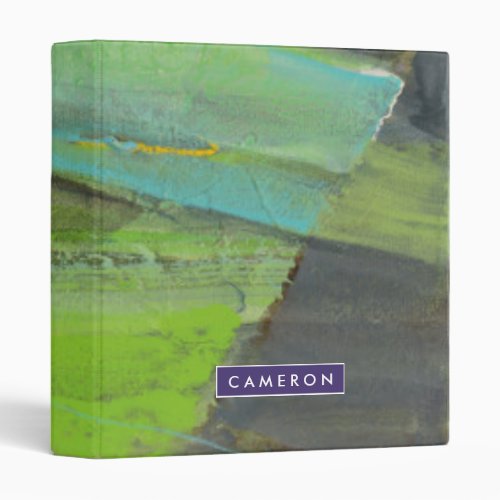 Add Your Name  View of the Coast II 3 Ring Binder