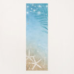 Add Your Name Watercolor Beach Monogram Yoga Mat Add Your Name Watercolor Beach Monogram Yoga Mat