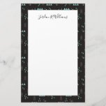 Add Your Name | Wonderland Geometric Night Stationery