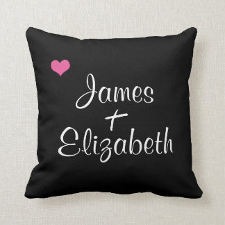 Add Your Names True Love Couple Decorative Pillow