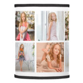 Add Your Own 10 Photo Collage Personalized  Lamp Shade (Left)