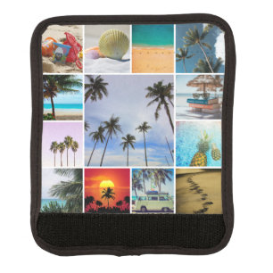 Add Your Own 13 Photo Collage Luggage Handle Wrap
