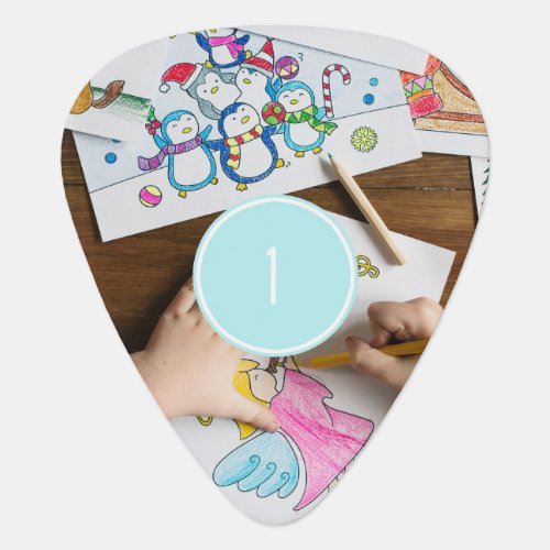add Your Own 2 Photos Customizable guitar pick