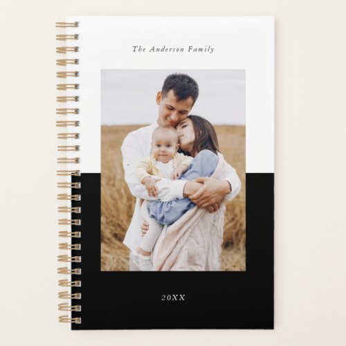 Add Your Own 3 Photo Gallery _  Modern Monthly Planner