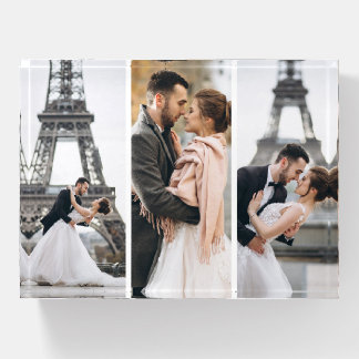 Add Your Own - 3 Photo Gallery Paperweight