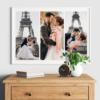 Add Your Own - 3 Photo Gallery  Poster by heartlocked at Zazzle