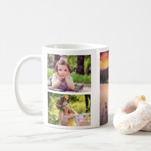 Add Your Own 5 Photo Collage Coffee Mug