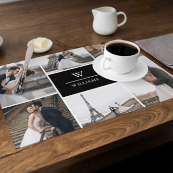 Add Your Own | 6 Photo Gallery Personalized Placemat by heartlocked at Zazzle