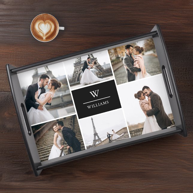 Add Your Own | 6 Photo Gallery Personalized Serving Tray (Creator Uploaded)