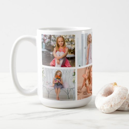 Add Your Own 8 Photo Collage Coffee Mug