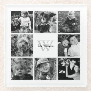 Add Your Own - 8 Picture Gallery Glass Coaster