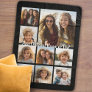Add Your Own 9 Photos Collage -- CAN edit COLOR Sherpa Blanket