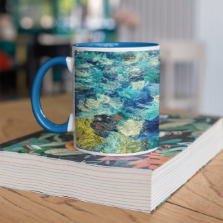 Add Your Own Abstract Art Photo Mug