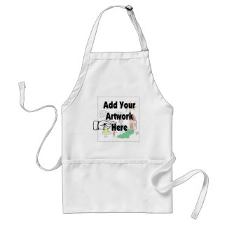 Add your own Artwork or Kid's Artwork for gifts Adult Apron
