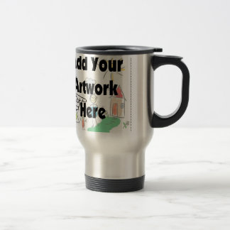 Add your own Artwork or Kid's Artwork for gifts Travel Mug