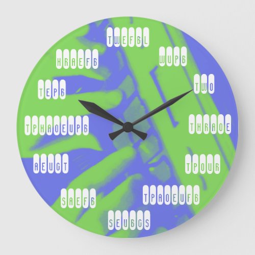 Add Your Own Background Court Reporter Clock