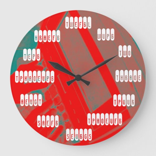 Add Your Own Background Court Reporter Clock
