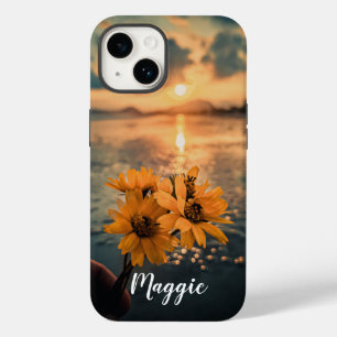 Add your own beautiful photo Monogrammed cute gift Case-Mate iPhone 14 Case