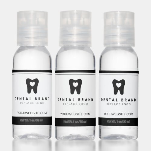 Add Your Own Branded Dental Company Logo Hand Sanitizer
