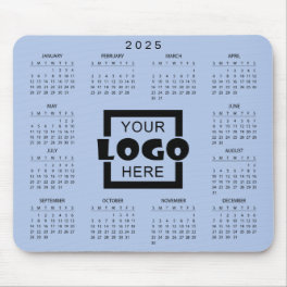Add Your Own Business Logo 2025 Calendar Mouse Pad