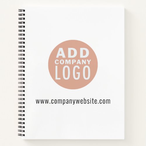 Add Your Own Business Logo Custom Promotional Notebook