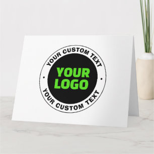 Add Your Own Business Logo or Uploaded Design Card