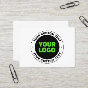 Add Your Own Business Logo or Uploaded Design Card