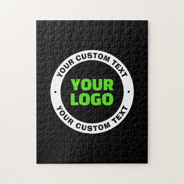 Add Your Own Business Logo or Uploaded Design Jigsaw Puzzle (Vertical)