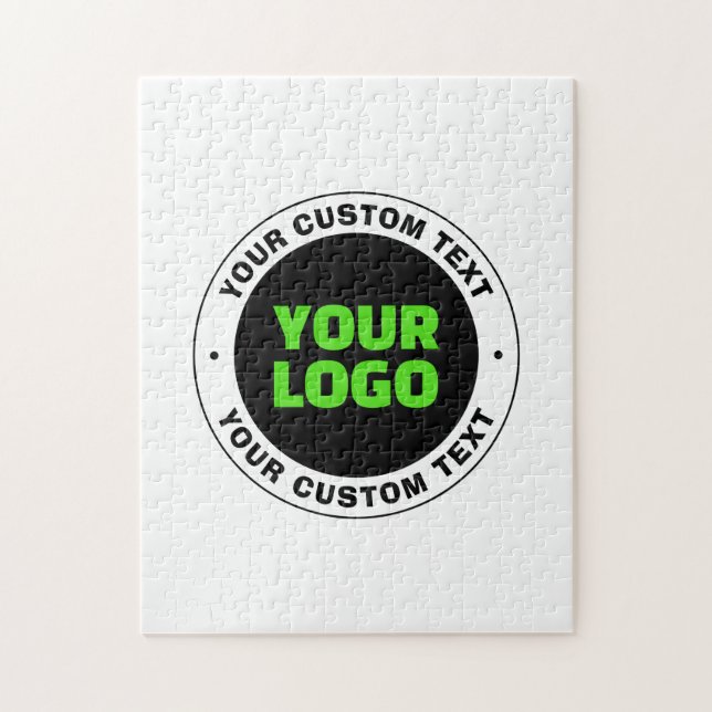 Add Your Own Business Logo or Uploaded Design Jigsaw Puzzle (Vertical)