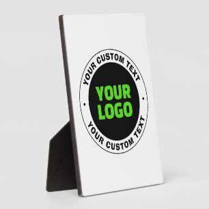 Add Your Own Business Logo or Uploaded Design Plaque
