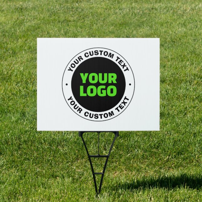 Add Your Own Business Logo or Uploaded Design Sign (Insitu)